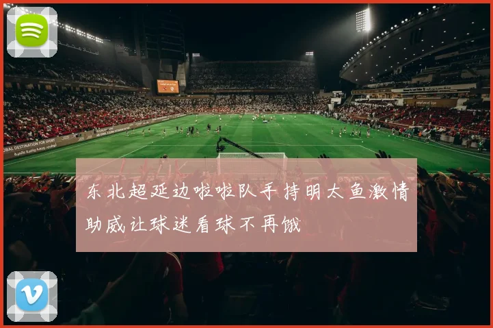 东北超延边啦啦队手持明太鱼激情助威让球迷看球不再饿